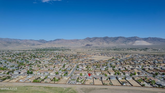 1501 Riverpark Pkwy, Dayton, NV 89403 - aerial view of property's location with a mountain backdrop and nearby suburban area