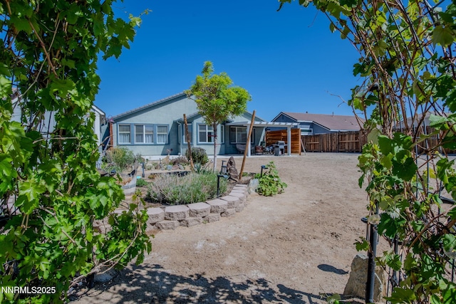 1501 Riverpark Pkwy, Dayton, NV 89403 - rear view of property with a patio area and stucco siding