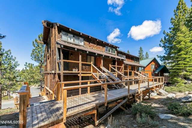 275 Tramway Dr Unit C, Stateline, NV 89449 - back of house with a deck