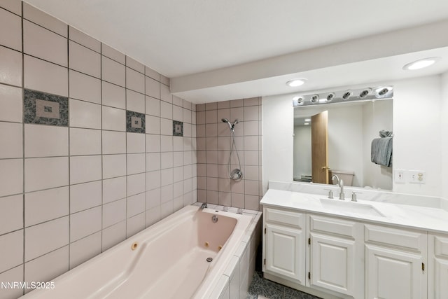 275 Tramway Dr Unit C, Stateline, NV 89449 - bathroom with a combined bath / shower with jetted tub and vanity
