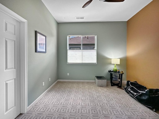 10555 Hampton Creek Dr, Reno, NV 89521 - spare room featuring ceiling fan, baseboards, and carpet floors