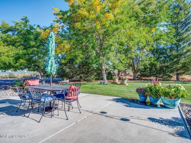 1992 Hackamore Ln, Gardnerville, NV 89410 - view of patio with view of wooded area