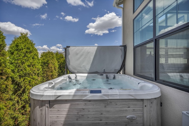 107 Bridlemoor Ct, Reno, NV 89511 - view of patio with a hot tub