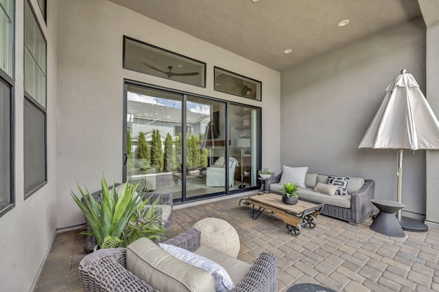 107 Bridlemoor Ct, Reno, NV 89511 - view of patio / terrace featuring an outdoor living space