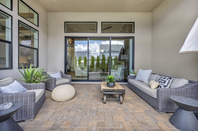107 Bridlemoor Ct, Reno, NV 89511 - view of patio / terrace with outdoor lounge area