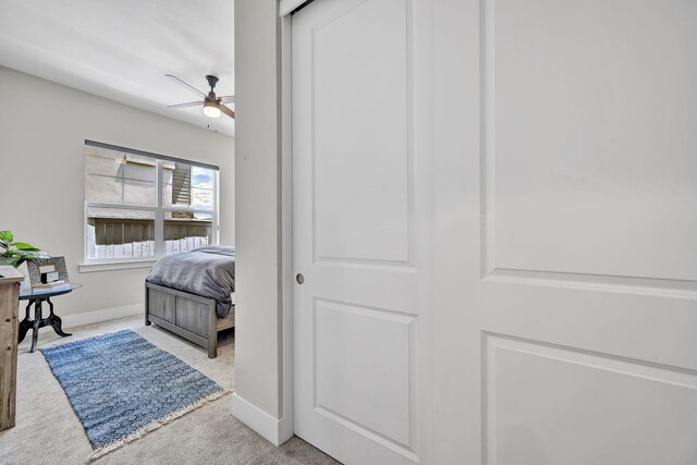 107 Bridlemoor Ct, Reno, NV 89511 - carpeted bedroom with baseboards and a ceiling fan