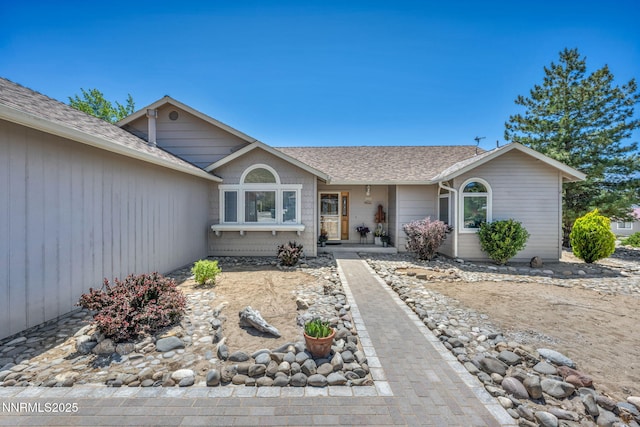 1408 N Santa Barbara Dr, Minden, NV 89423 - view of front facade with roof with shingles