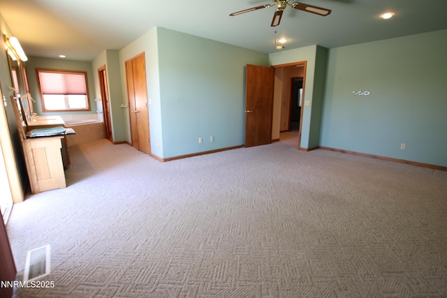 403 Ironwood Ct, Yerington, NV 89447 - unfurnished bedroom with carpet, recessed lighting, and baseboards