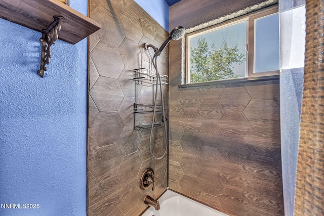 45 Stormy Ct, Sparks, NV 89436 - bathroom with bathtub / shower combination and a textured wall