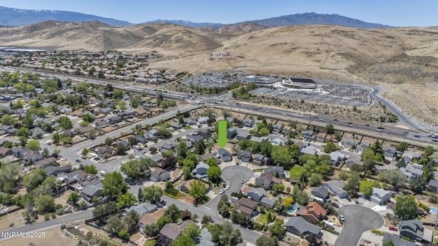 45 Stormy Ct, Sparks, NV 89436 - aerial view of property's location featuring mountains and nearby suburban area