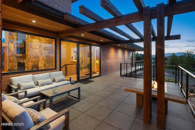 11255 Boulder Glen Way, Reno, NV 89511 - view of patio with outdoor lounge area
