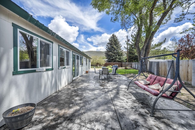 3760 Brant St, Reno, NV 89508 - fenced backyard featuring a patio area