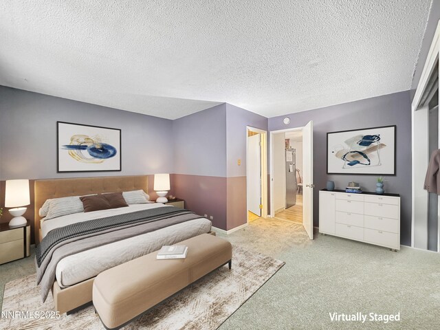 1714 Meadowvale Way, Sparks, NV 89431 - bedroom featuring light carpet, a textured ceiling, and baseboards