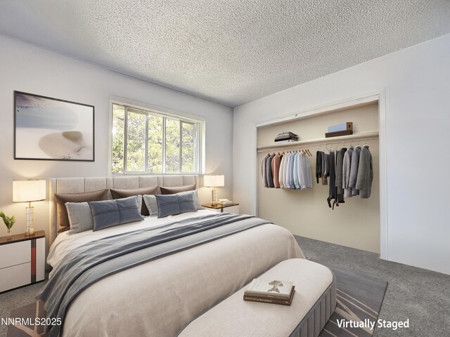 1714 Meadowvale Way, Sparks, NV 89431 - carpeted bedroom featuring a closet and a textured ceiling