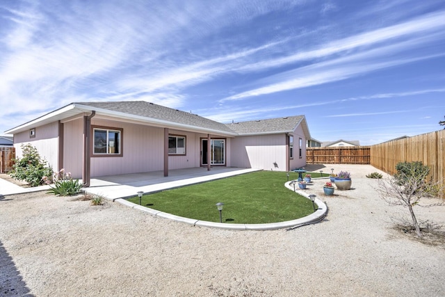 772 Megan Way, Fallon, NV 89406 - back of property with a patio and a shingled roof