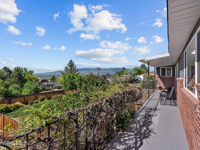 60 Redstone Dr, Reno, NV 89512 - view of patio / terrace featuring a mountain view