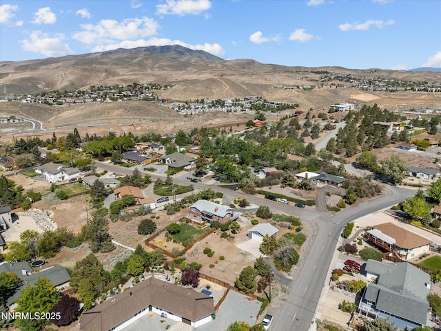 60 Redstone Dr, Reno, NV 89512 - aerial view of property's location featuring a mountainous background and nearby suburban area