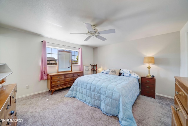 636 Aja Pl, Dayton, NV 89403 - bedroom featuring carpet, baseboards, and a ceiling fan