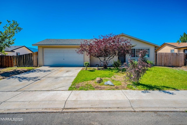 636 Aja Pl, Dayton, NV 89403 - view of front facade featuring a garage and concrete driveway