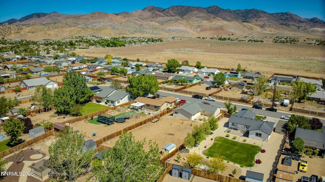 636 Aja Pl, Dayton, NV 89403 - aerial view of residential area with a mountainous background