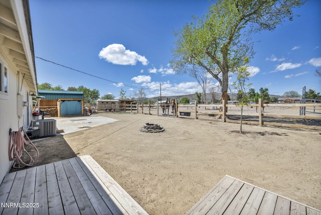 11471 Sitka St, Reno, NV 89506 - view of yard with central air condition unit