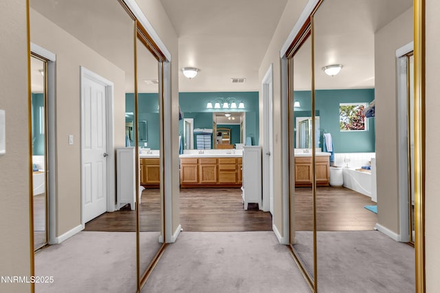 1635 Black Oak Rd, Sparks, NV 89436 - hallway featuring carpet and baseboards