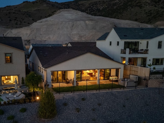 15025 Iron River Dr, Reno, NV 89521 - rear view of property with a mountain view