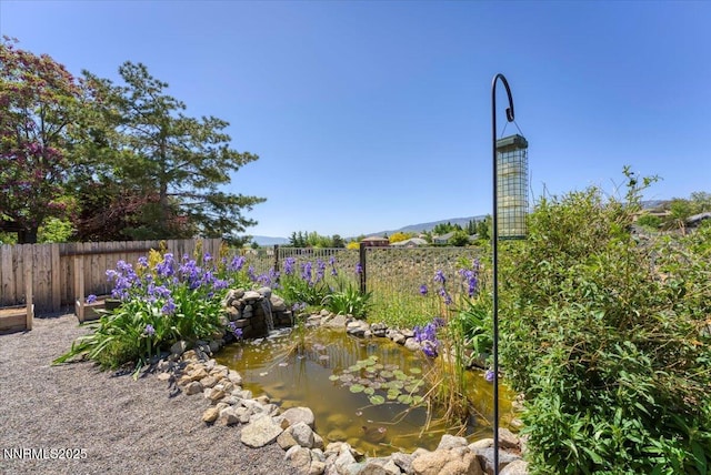 5540 Twin Creeks Dr, Reno, NV 89523 - view of yard with a small pond