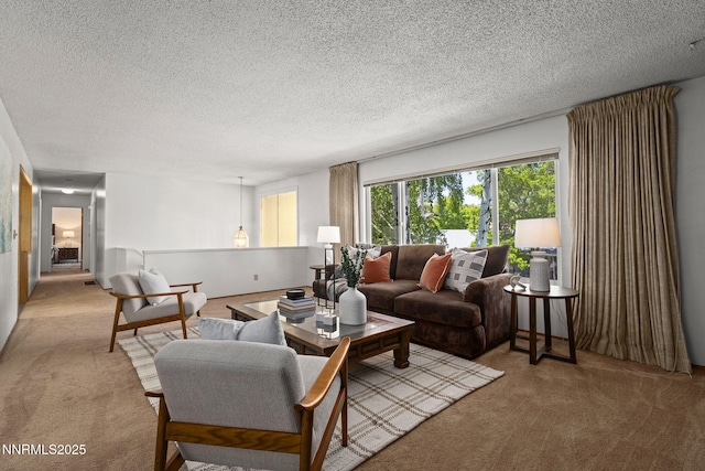 2770 Solari Dr, Reno, NV 89509 - living room with light carpet and a textured ceiling