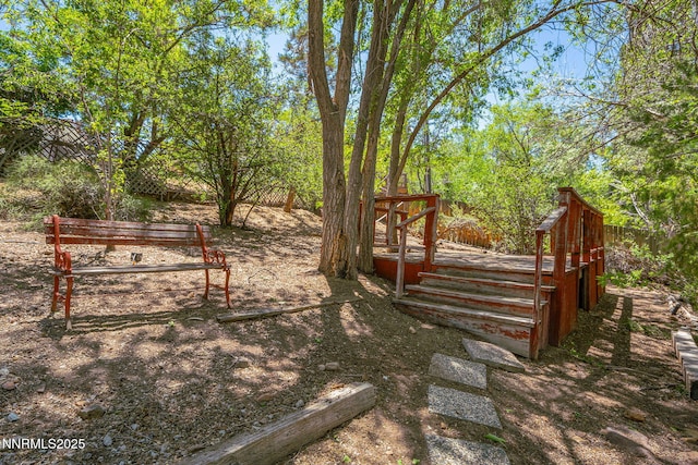 2770 Solari Dr, Reno, NV 89509 - view of yard featuring a deck
