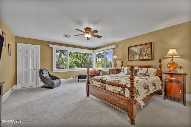 125 Greenridge Dr, Reno, NV 89509 - bedroom featuring baseboards, carpet, and a ceiling fan