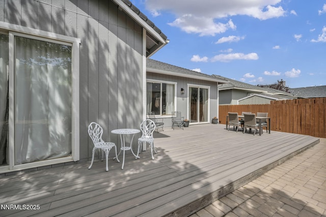 7442 Celeste Dr, Reno, NV 89511 - deck with outdoor dining area
