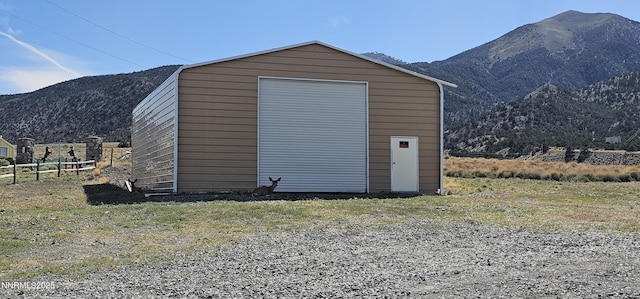 155 James Ct, Kingston, NV 89310 - view of outbuilding featuring a mountain view