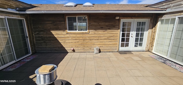 155 James Ct, Kingston, NV 89310 - view of patio / terrace with french doors