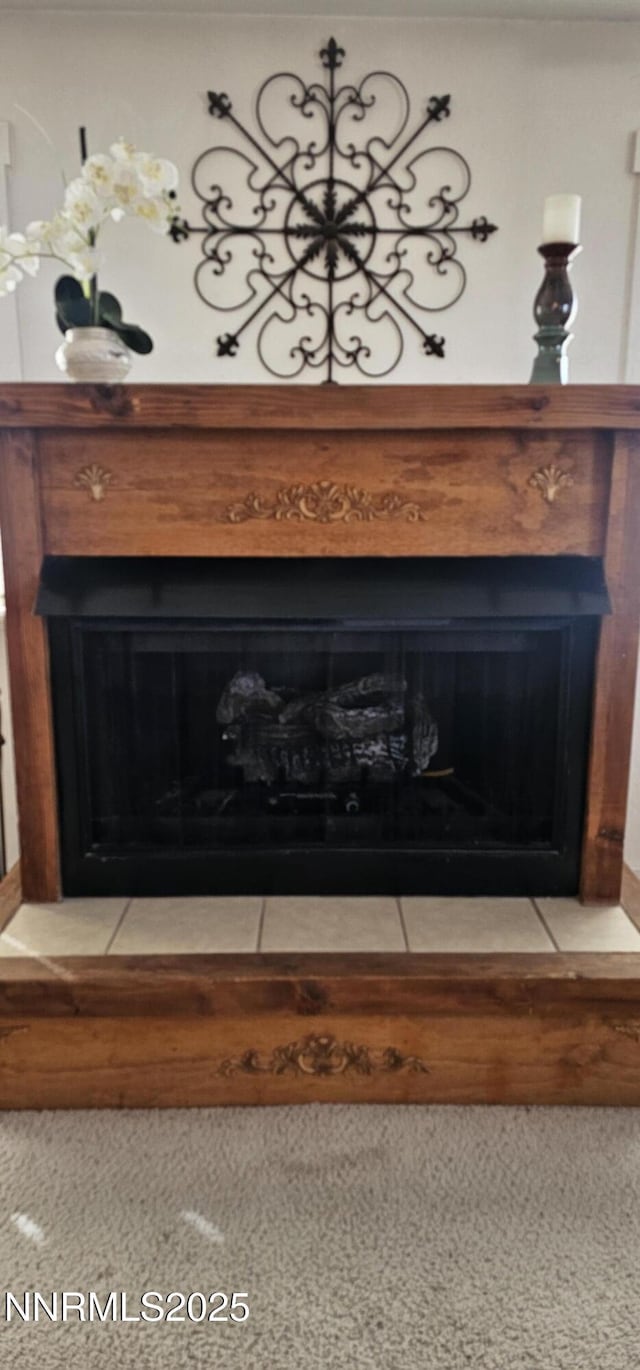 155 James Ct, Kingston, NV 89310 - detailed view of a fireplace
