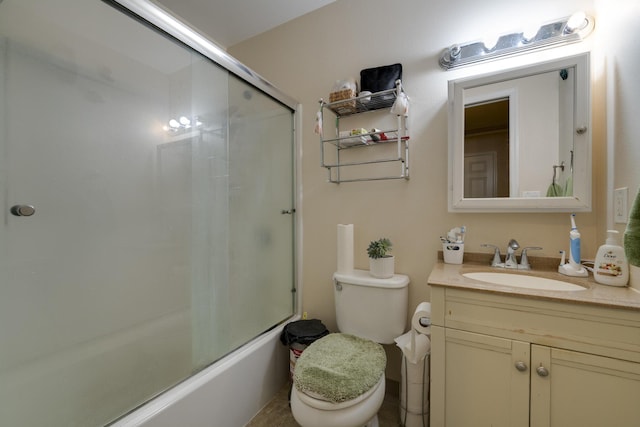 4941 Catalina Dr Apt 2, Reno, NV 89502 - bathroom with shower / bath combination with glass door, vanity, and toilet