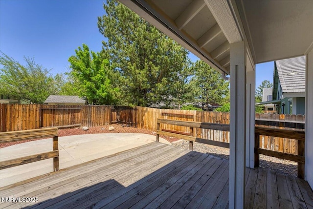 4515 Vista Mountain Dr, Sparks, NV 89436 - deck featuring a fenced backyard and a patio area