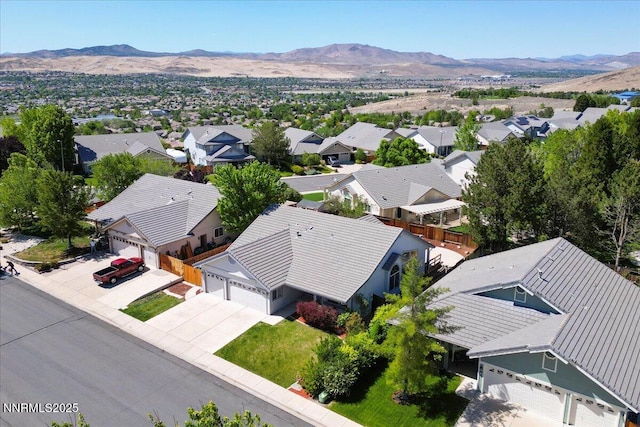 4515 Vista Mountain Dr, Sparks, NV 89436 - aerial perspective of suburban area featuring a mountain backdrop