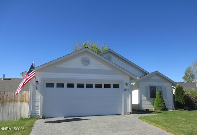 1303 W Aylesbury Ct, Gardnerville, NV 89410 - ranch-style house with a garage