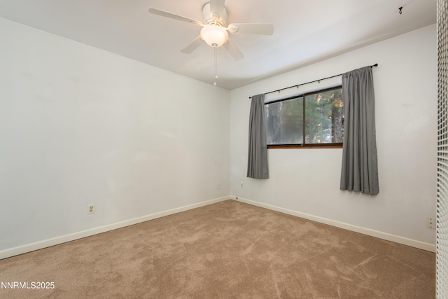 769 Tina Ct # H, Stateline, NV 89449 - spare room with carpet, a ceiling fan, and baseboards
