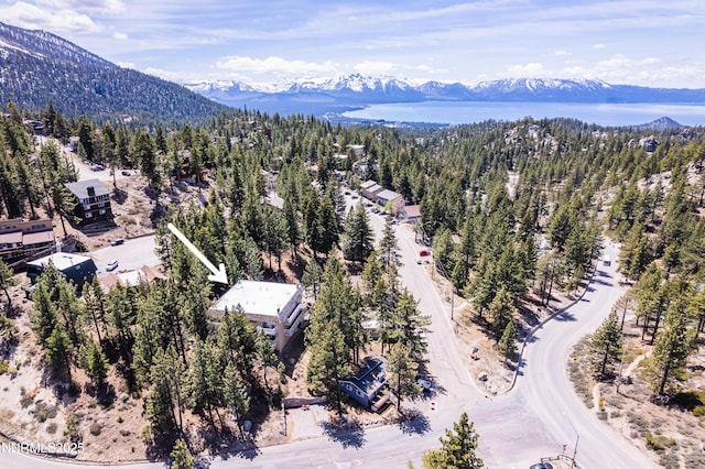 769 Tina Ct # H, Stateline, NV 89449 - drone / aerial view of a mountainous background and a forest