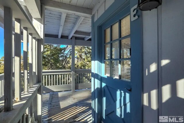 758 Milky Way Ct Unit B, Stateline, NV 89449 - view of covered porch