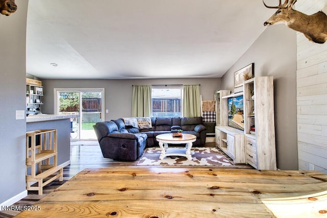 1563 Maria Ct, Fernley, NV 89408 - living area with wood walls and wood finished floors