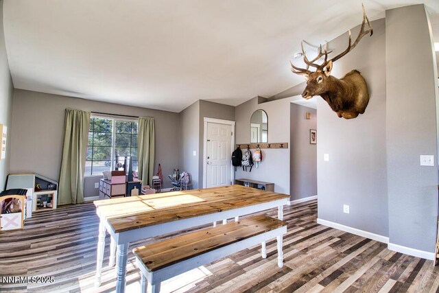 1563 Maria Ct, Fernley, NV 89408 - dining space with wood finished floors and baseboards