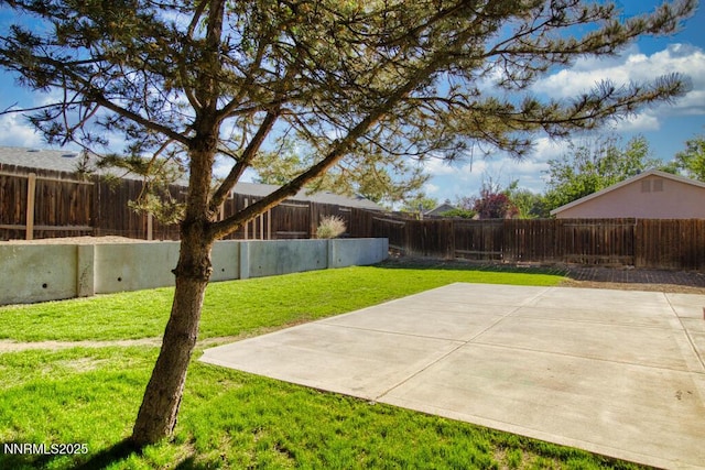 1563 Maria Ct, Fernley, NV 89408 - view of yard with a patio area