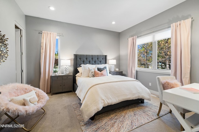 193 N Argyle Ct, Reno, NV 89511 - bedroom with light carpet and recessed lighting
