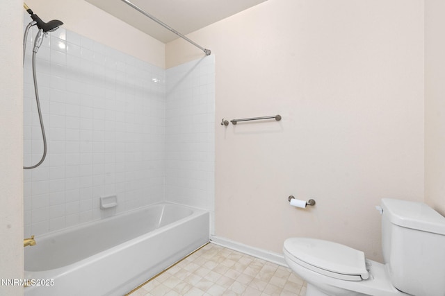 3095 Fairwood Dr, Reno, NV 89502 - full bathroom with toilet, bathing tub / shower combination, and baseboards