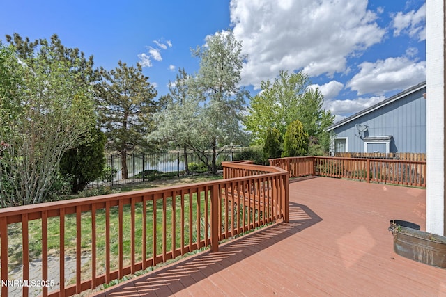 3095 Fairwood Dr, Reno, NV 89502 - deck with a water view