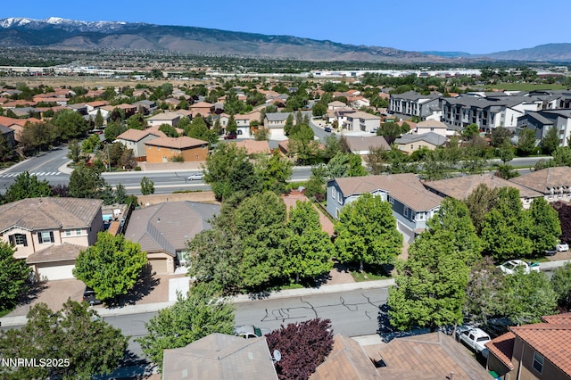 11285 Messina Way, Reno, NV 89521 - aerial perspective of suburban area featuring a mountainous background