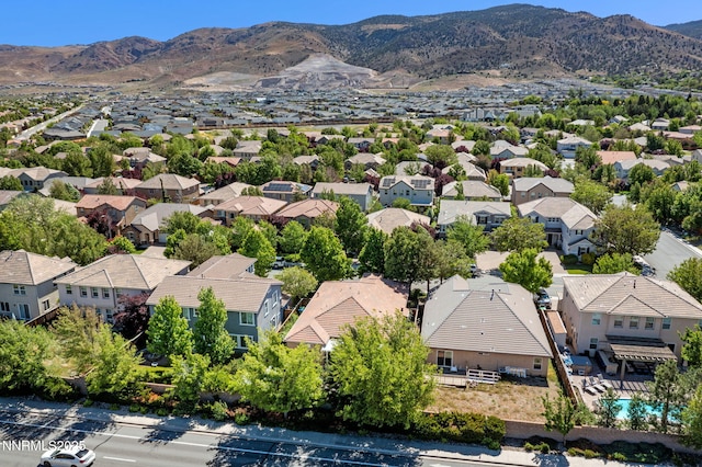 11285 Messina Way, Reno, NV 89521 - aerial view of residential area featuring a mountainous background